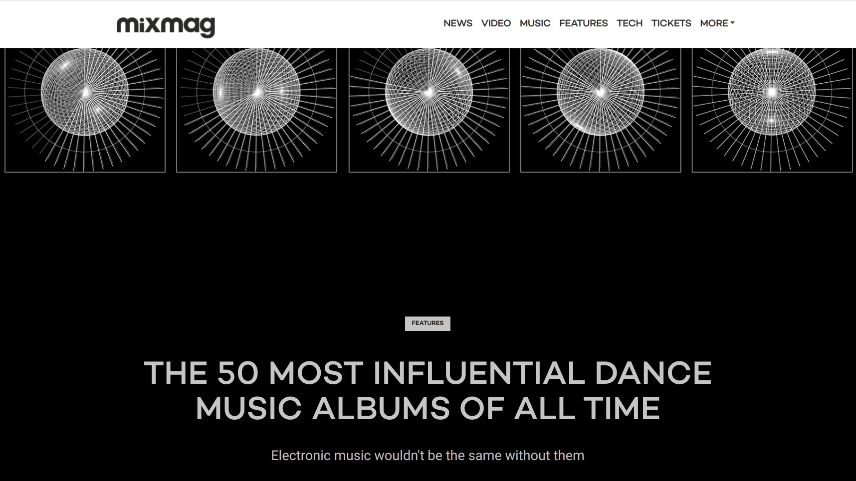 Mixmag.com screenshot.